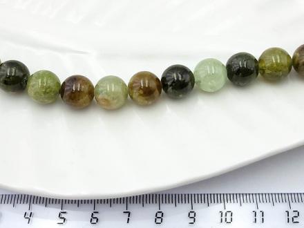 Гранат гроссуляр зеленый круглый 10мм 12шт/нить - Рукоделкино Товары для творчества Фурнитура для украшений