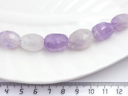 Аметист бочонок граненый ~19*12мм, 11шт/нить - Рукоделкино Товары для творчества Фурнитура для украшений