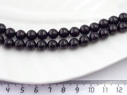 Гагат круглая 8мм 47шт/нить - Рукоделкино Товары для творчества Фурнитура для украшений