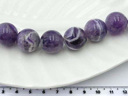 Аметист, круглый 18мм, 11шт/нить - Рукоделкино Товары для творчества Фурнитура для украшений