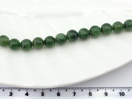 Нефрит, круглый 8мм, 25шт/нить - Рукоделкино Товары для творчества Фурнитура для украшений
