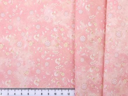 JulidoQuilt 4103-2 Эхо леса (розовый с цветами) - Рукоделкино Товары для творчества Фурнитура для украшений