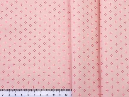 JulidoQuilt 4106-2 Эхо леса (розовый, принт ромб) - Рукоделкино Товары для творчества Фурнитура для украшений