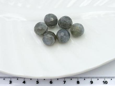 Лабрадор круглый граненый 11,5мм 6шт/уп - Рукоделкино Товары для творчества Фурнитура для украшений