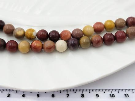 Яшма (мукаит), круглая, 8мм, 38 см/нить - Рукоделкино Товары для творчества Фурнитура для украшений