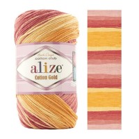 ����� ALIZE cotton gold batik, 7833 �������/��������/������ - ����������� ������ ��� ���������� ��������� ��� ���������
