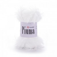 YARN-ART Piuma �4401 �����, 100% ���������,50�/100� - ����������� ������ ��� ���������� ��������� ��� ���������