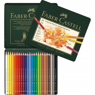 Faber-Castell 110024 ��������� ������� Polychromos � ������������� �������, 24 ����� - ����������� ������ ��� ���������� ��������� ��� ���������