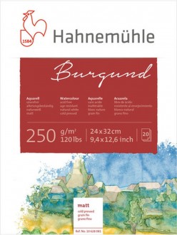 Hahnemuhle ������ ��� �������� "Burgund", 24*32��, 250 �/��.�, 20 ������ - ����������� ������ ��� ���������� ��������� ��� ���������