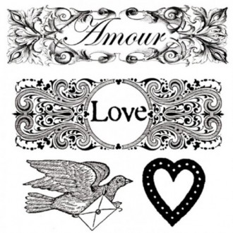 Stamperia WTK045 ������ ����������� ���������� ����� "������, ������, ������", 10*10�� - ����������� ������ ��� ���������� ��������� ��� ���������