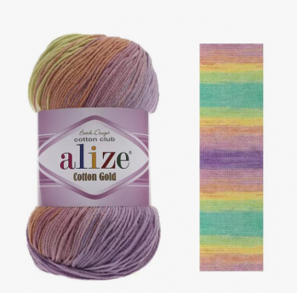 ����� ALIZE cotton gold batik, 3304 ������/������/���������/������� - ����������� ������ ��� ���������� ��������� ��� ���������